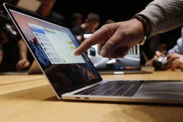 man working on a Laptop