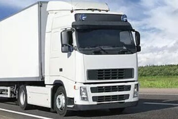 white truck on highway